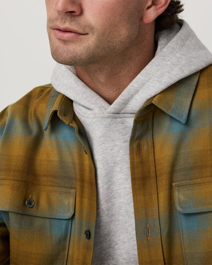Long Sleeve Flannel Button Down Men's Bluegrass Shirt | Vuori shop - US 4641