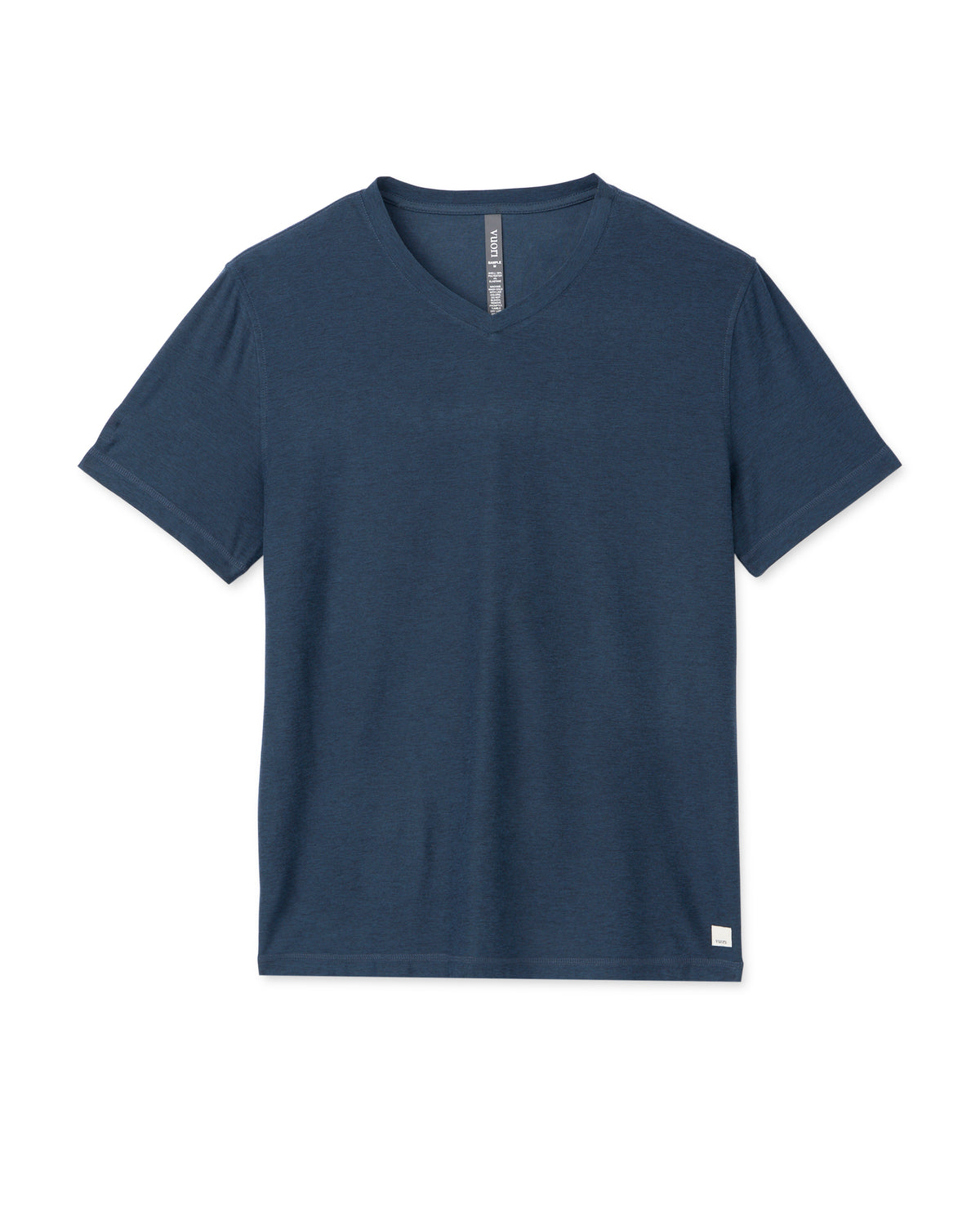 Strato Tech V-Neck Men's Navy Workout Shirt | Vuori for sale - US 8028