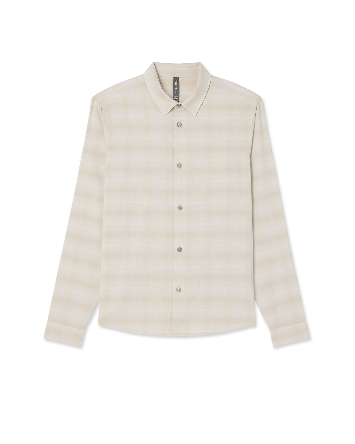 Men's Long Sleeve Plaid Button Down Shirt Sandalwood | Vuori outlet - US 9197