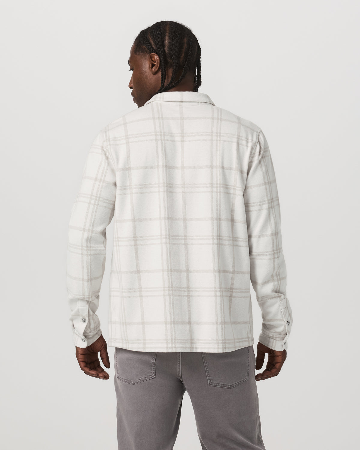 Seaview Plaid Button Down Shirt Men's Dove Shirt | Vuori sale - US 7673