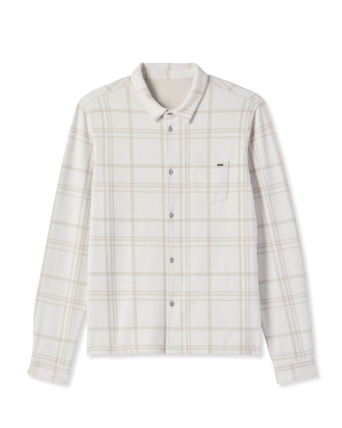 Seaview Plaid Button Down Shirt Men's Dove Shirt | Vuori sale - US 7673