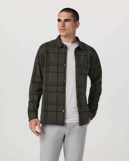 Seaview Plaid Button Down Shirt Dark Oregano Shirt | Vuori for sale - US 4443