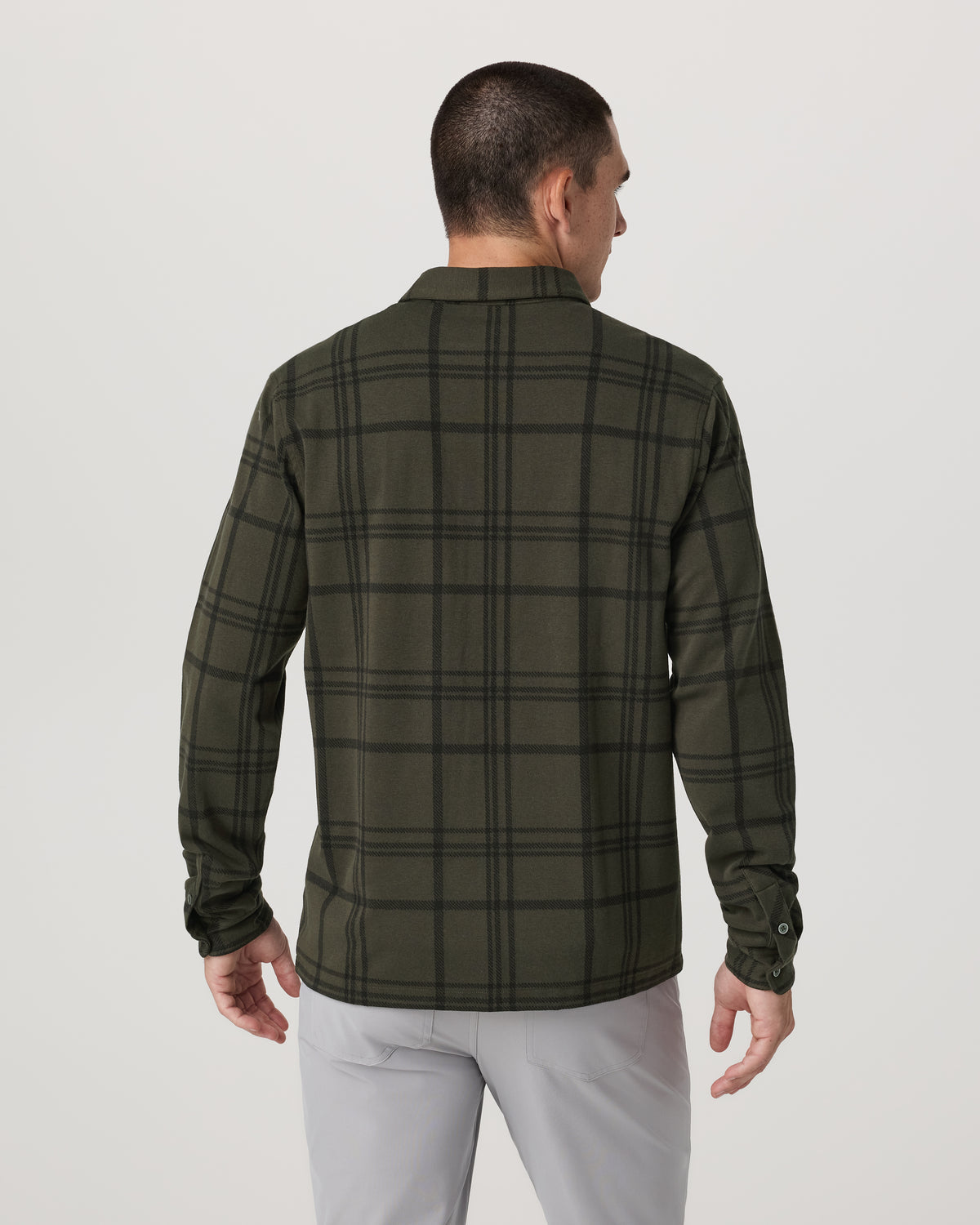 Seaview Plaid Button Down Shirt Dark Oregano Shirt | Vuori for sale - US 4443