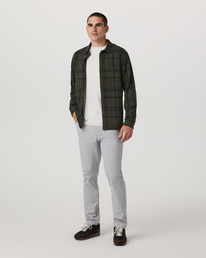 Seaview Plaid Button Down Shirt Dark Oregano Shirt | Vuori for sale - US 4443