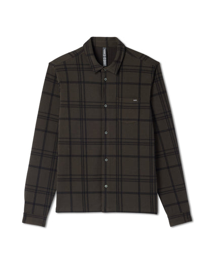 Seaview Plaid Button Down Shirt Dark Oregano Shirt | Vuori for sale - US 4443