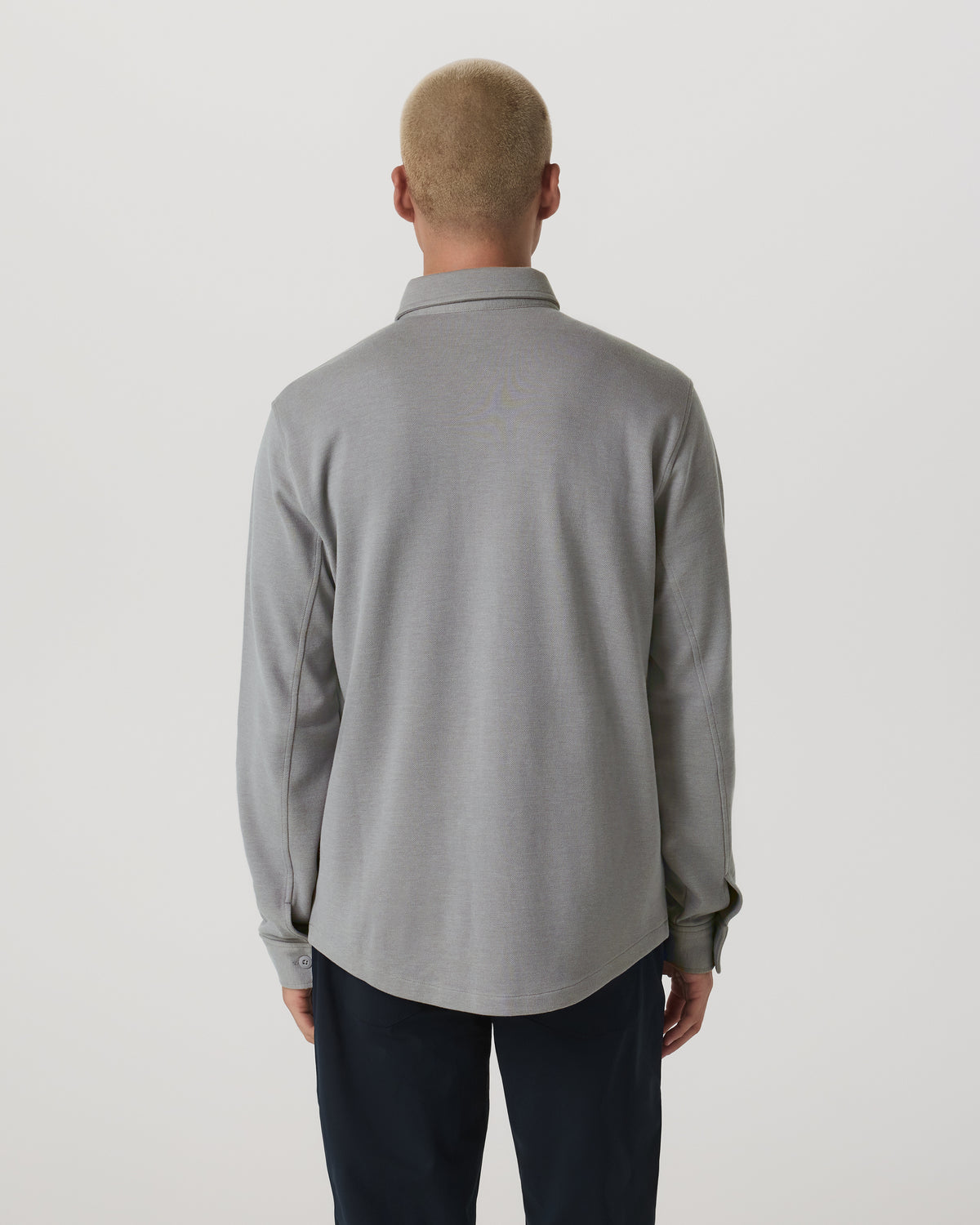 Jeffreys Overshirt Men's Grey Button-Up Shirt | Vuori onsale - US 5374