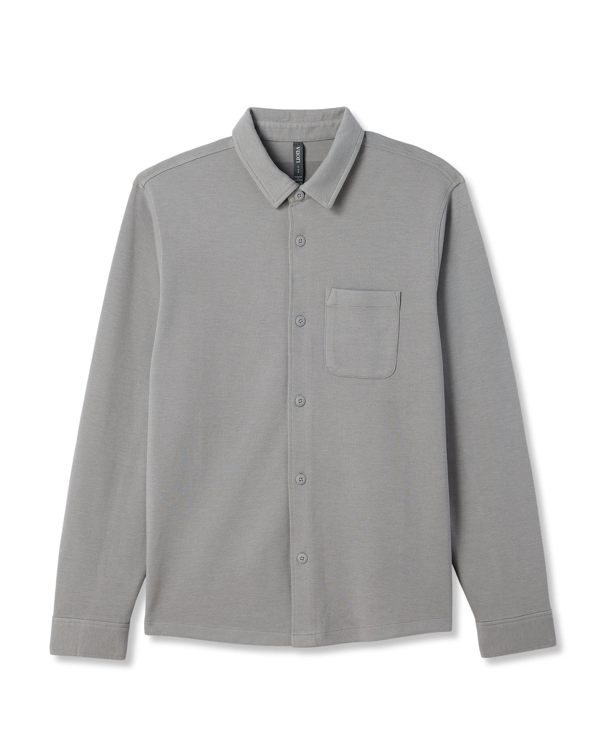 Jeffreys Overshirt Men's Grey Button-Up Shirt | Vuori onsale - US 5374