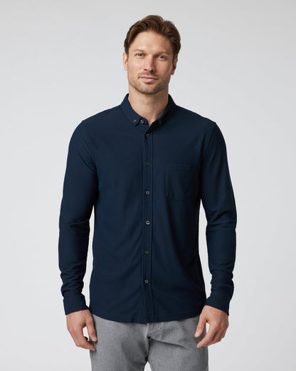 Long Sleeve Ace Button-Down Ink | Vuori for sale - US 1005