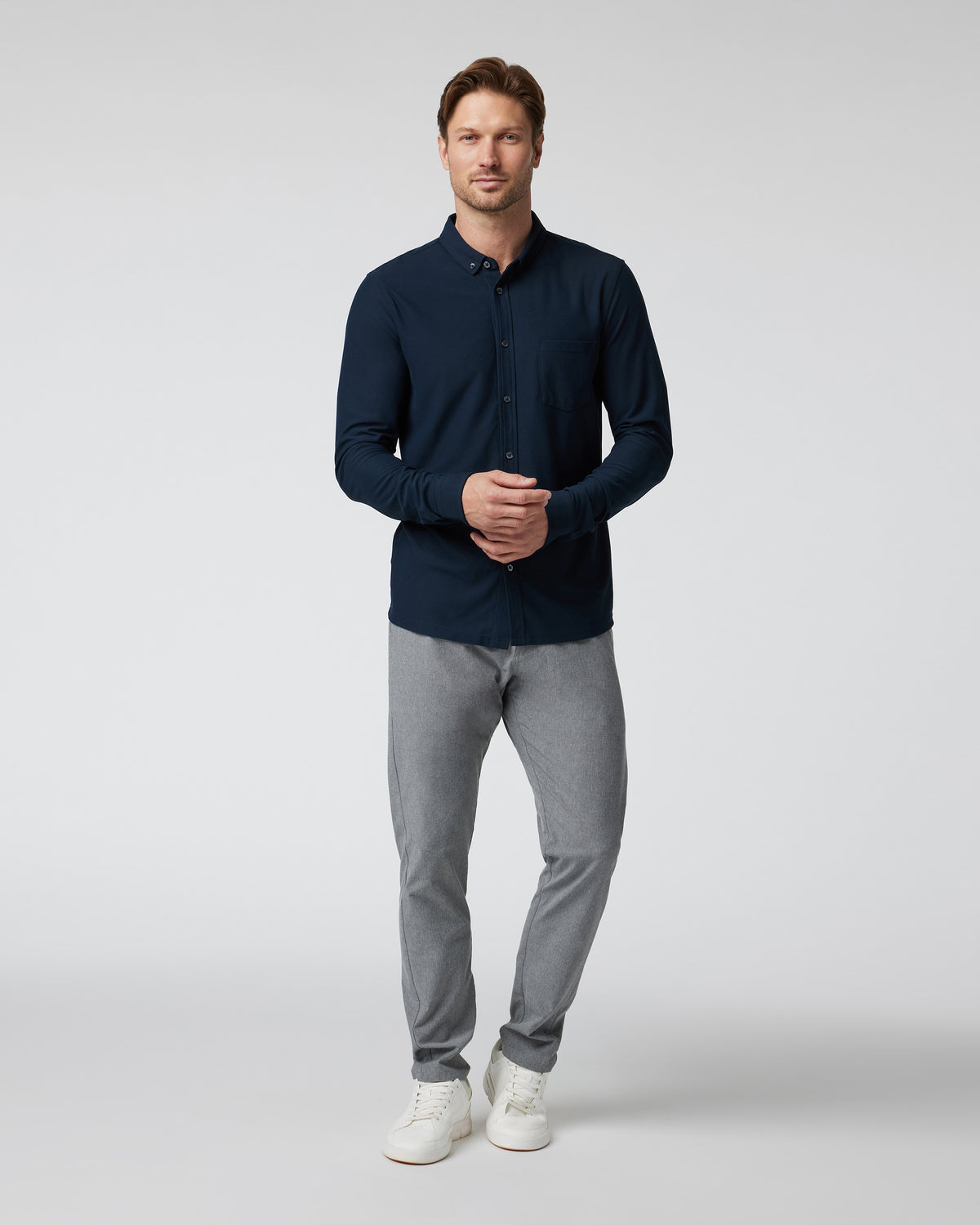 Long Sleeve Ace Button-Down Ink | Vuori for sale - US 1005