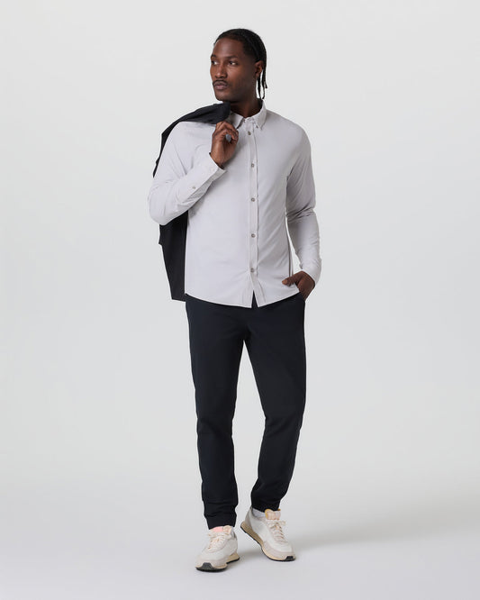 Long Sleeve TravelLite Button Down Frost Grey | Vuori shop - US 8589