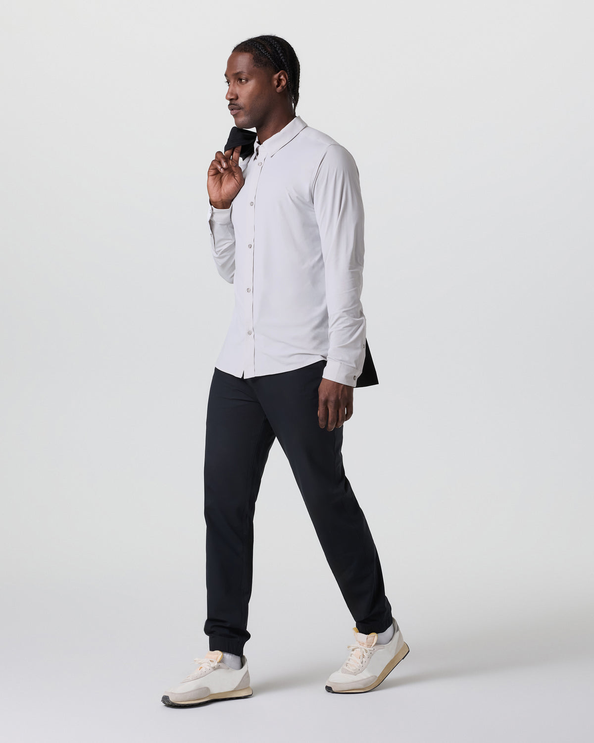 Long Sleeve TravelLite Button Down Frost Grey | Vuori shop - US 8589