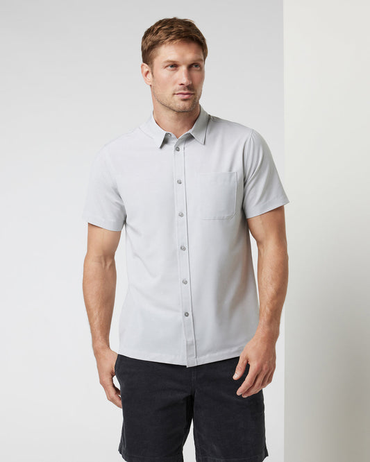 Short Sleeve Bridge Button Down Vapor Dot | Vuori sale - US 6925