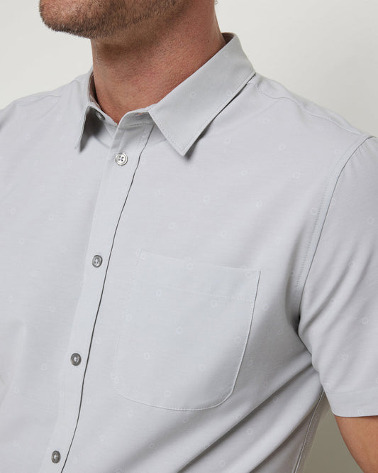Short Sleeve Bridge Button Down Vapor Dot | Vuori sale - US 6925