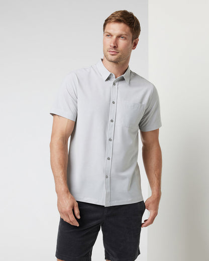Short Sleeve Bridge Button Down Vapor Dot | Vuori sale - US 6925