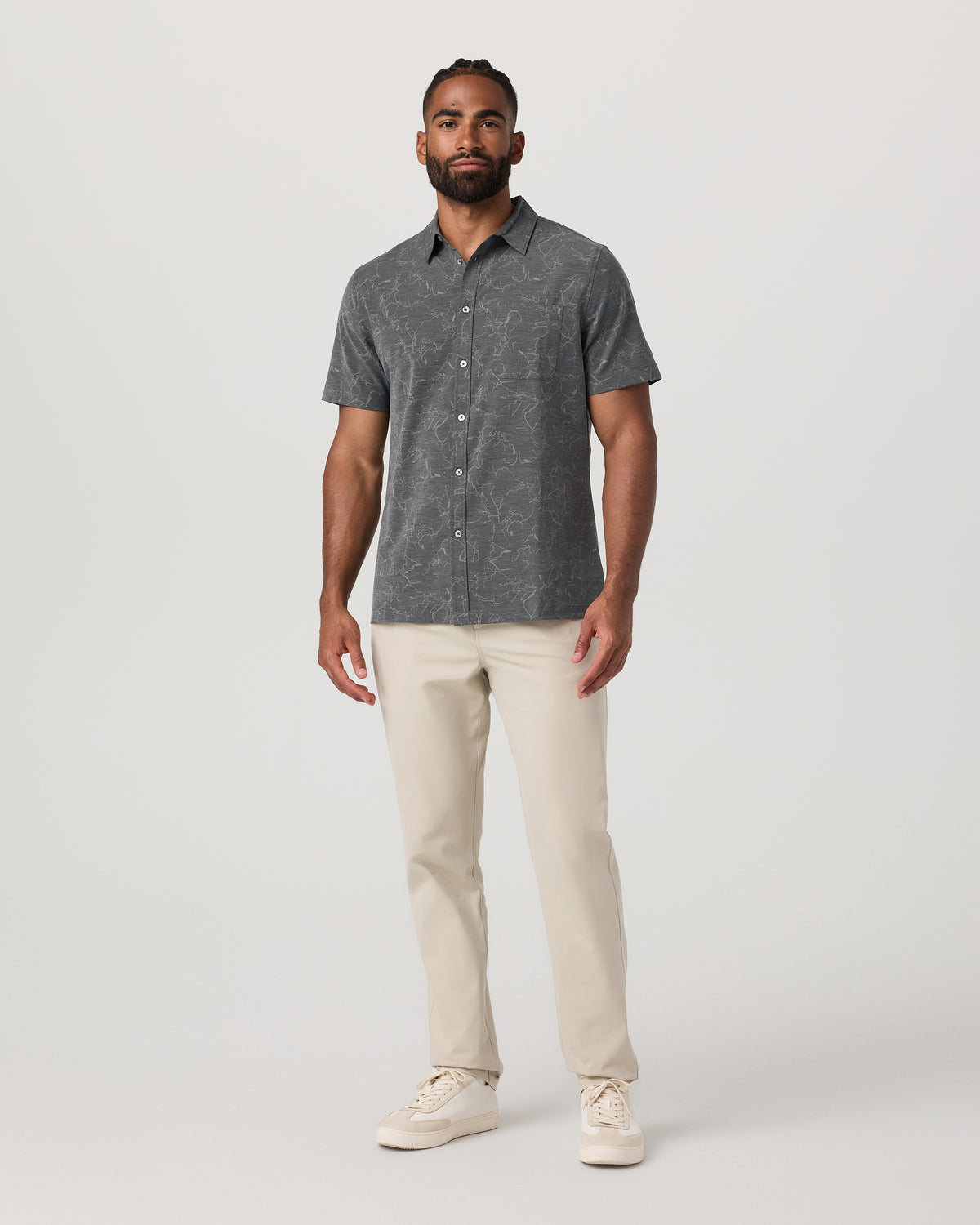 Short Sleeve Bridge Button Down Men's Root Shirt | Vuori online - US 3170