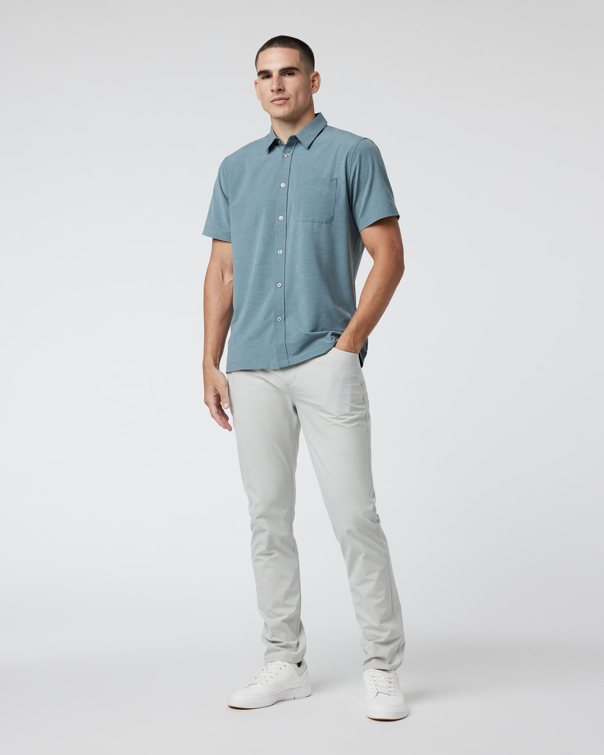 Short Sleeve Bridge Button Down Kashmir | Vuori shop - US 5443