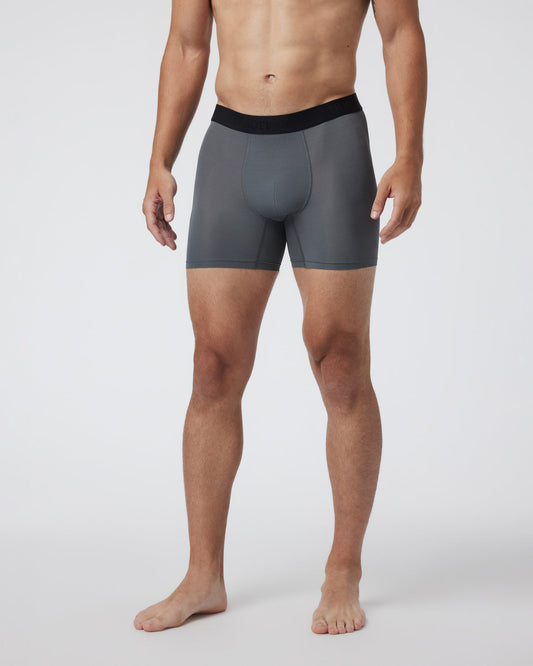 V1 Boxer Brief Men's Charcoal Grey Boxer Briefs | Vuori shop - US 5906
