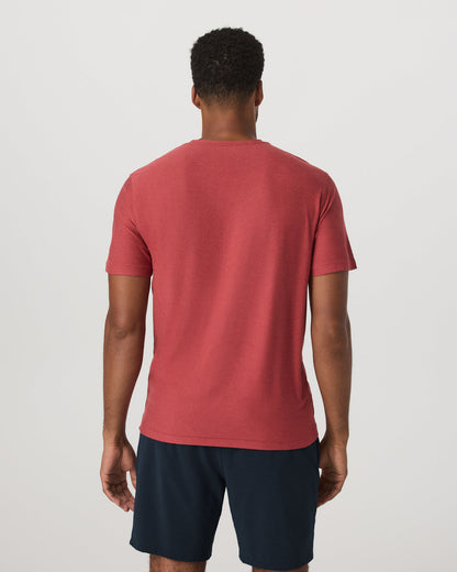 Strato Tech Tee Men's Fire Heather Performance Shirt | Vuori sale - US 5544