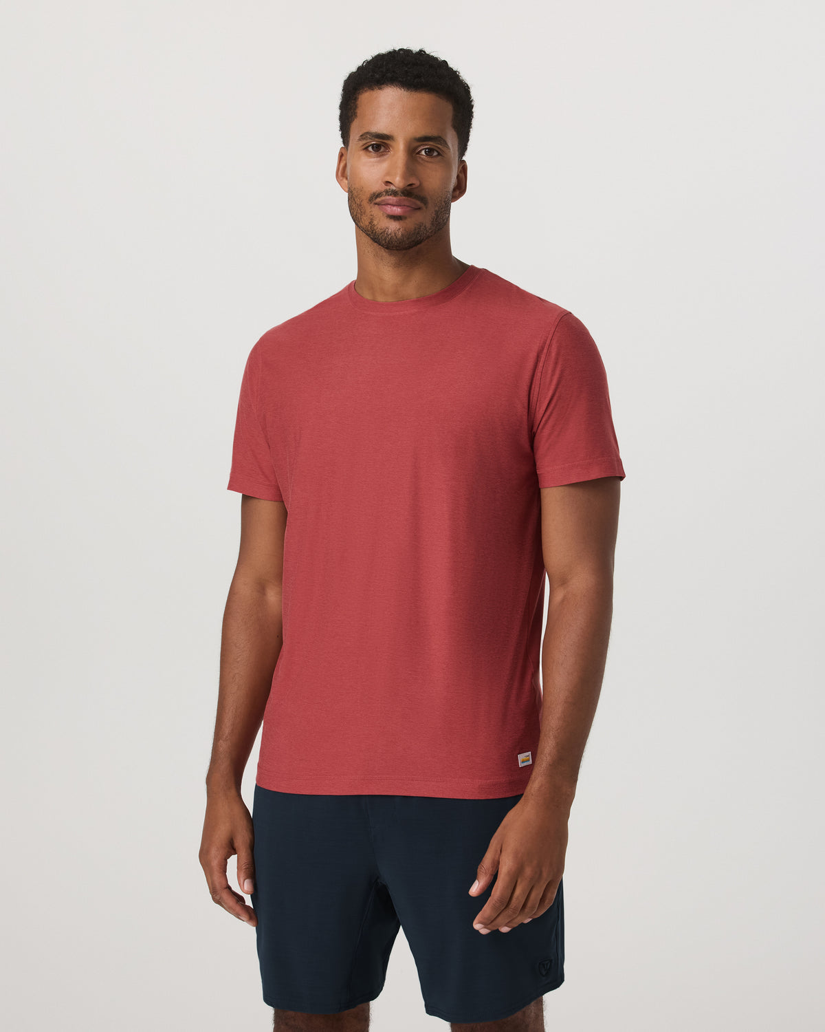 Strato Tech Tee Men's Fire Heather Performance Shirt | Vuori sale - US 5544