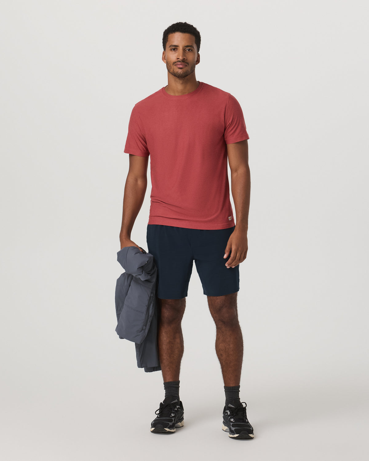 Strato Tech Tee Men's Fire Heather Performance Shirt | Vuori sale - US 5544