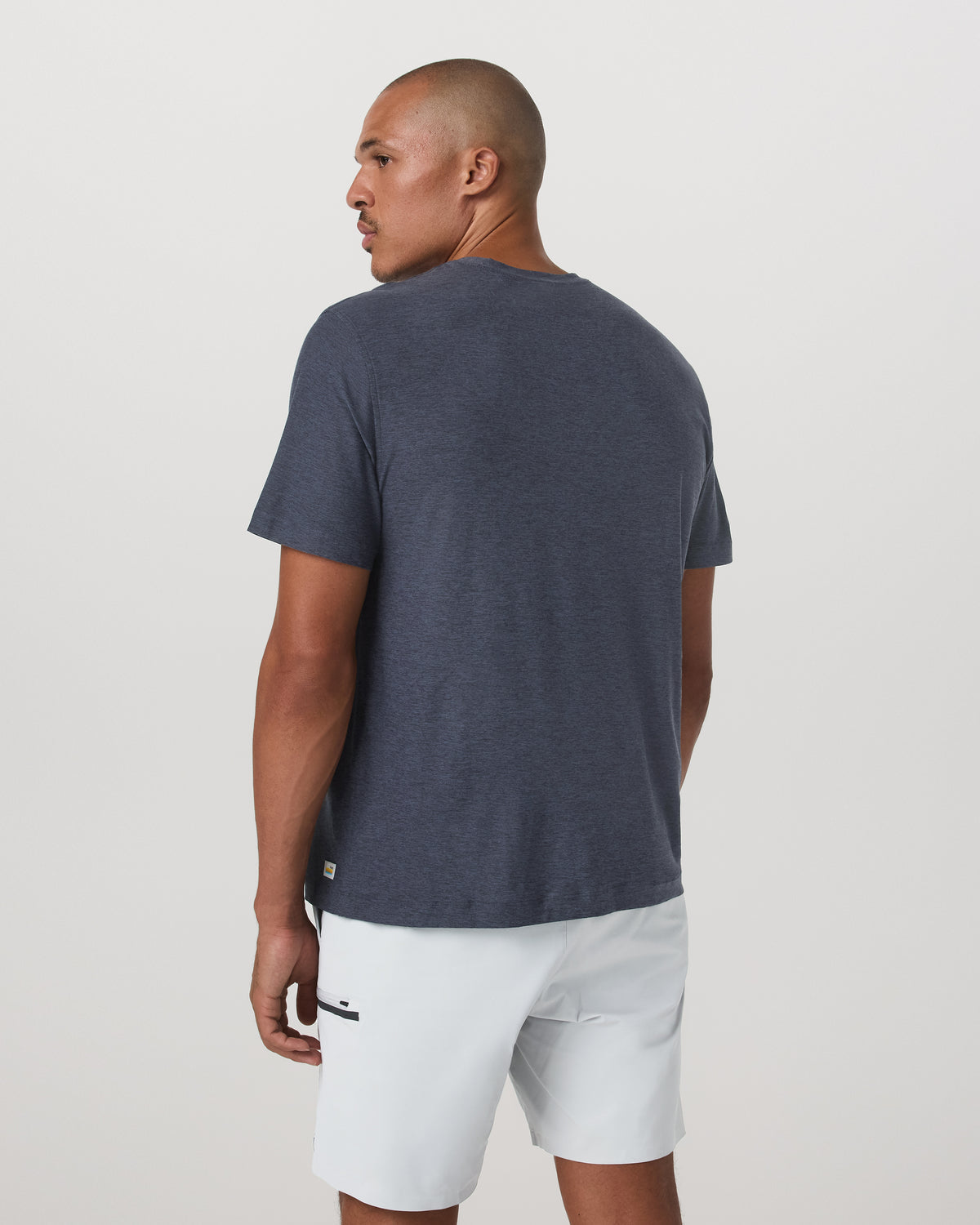 Short Sleeve Strato Pocket Tee-Relaxed Fit Dark Azure Heather | Vuori onsale - US 4036