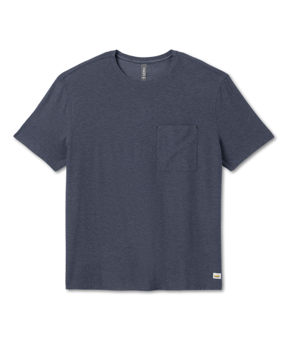Short Sleeve Strato Pocket Tee-Relaxed Fit Dark Azure Heather | Vuori onsale - US 4036