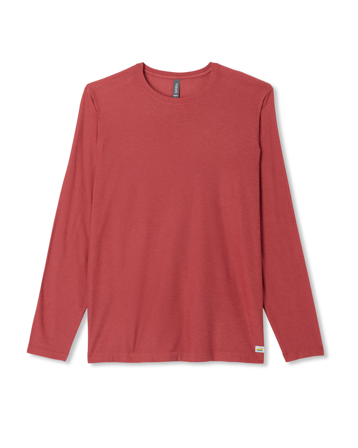 Long Sleeve Strato Tech Tee Fire Heather Workout Shirt | Vuori discount - US 8092