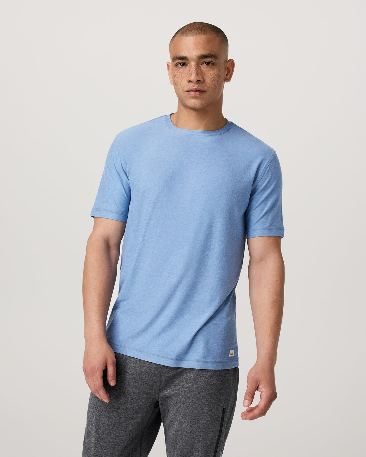 Strato Tech Tee Women's Isle Blue Heather T-Shirt | Vuori outlet - US 3565