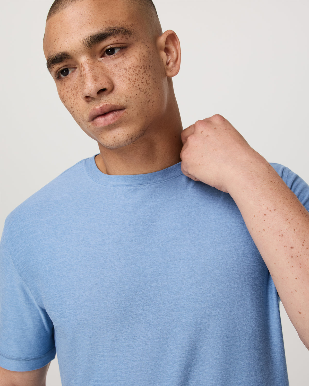 Strato Tech Tee Women's Isle Blue Heather T-Shirt | Vuori outlet - US 3565