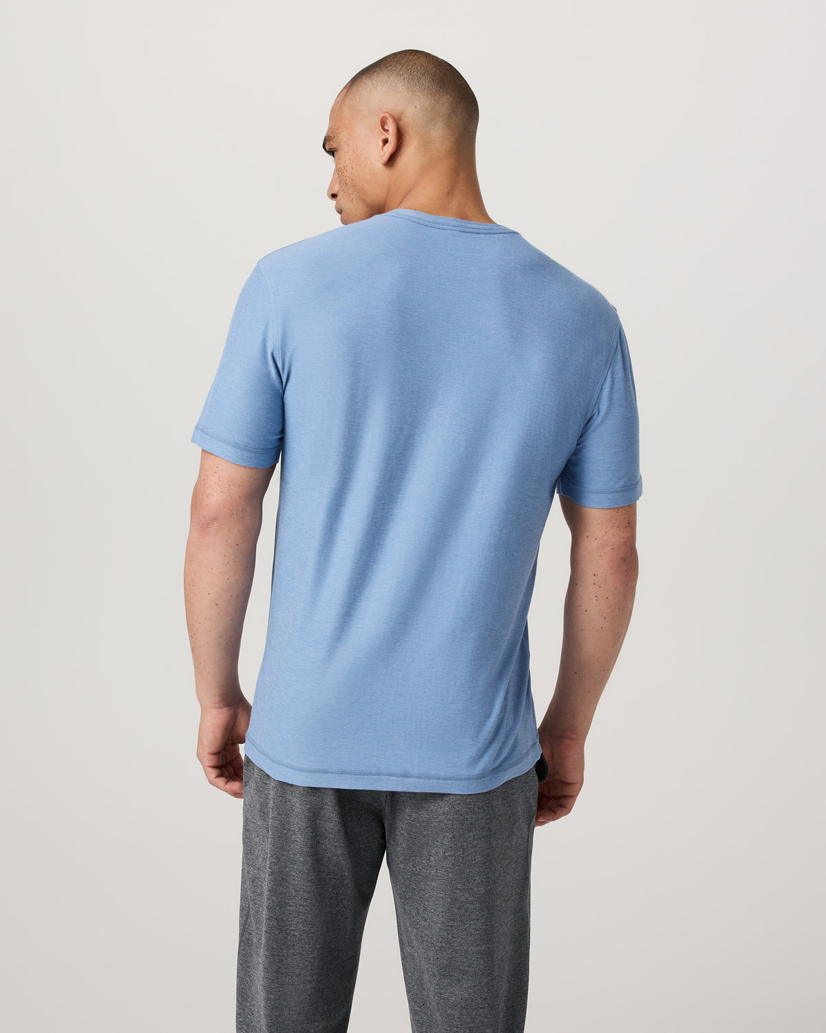 Strato Tech Tee Women's Isle Blue Heather T-Shirt | Vuori outlet - US 3565