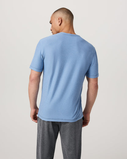 Strato Tech Tee Women's Isle Blue Heather T-Shirt | Vuori outlet - US 3565