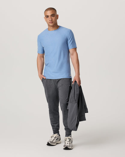 Strato Tech Tee Women's Isle Blue Heather T-Shirt | Vuori outlet - US 3565