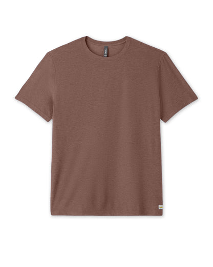 Strato Tech Tee Men's Sable Heather Performance T-Shirt | Vuori sale - US 3661