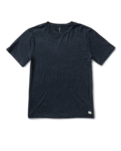 Strato Tech Tee Men's Navy Heather Blue Tee | Vuori onsale - US 2569