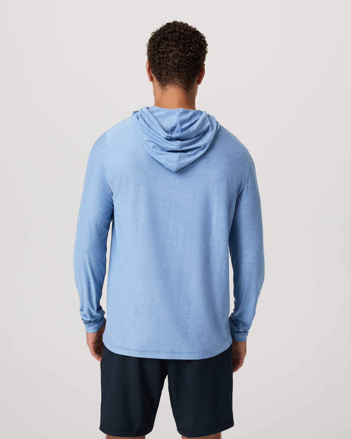 Strato Tech Hoodie Men's Isle Blue Heather Hoodie | Vuori for sale - US 9498
