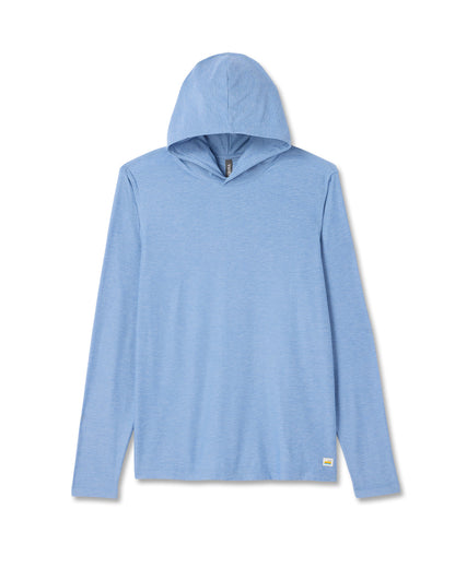 Strato Tech Hoodie Men's Isle Blue Heather Hoodie | Vuori for sale - US 9498