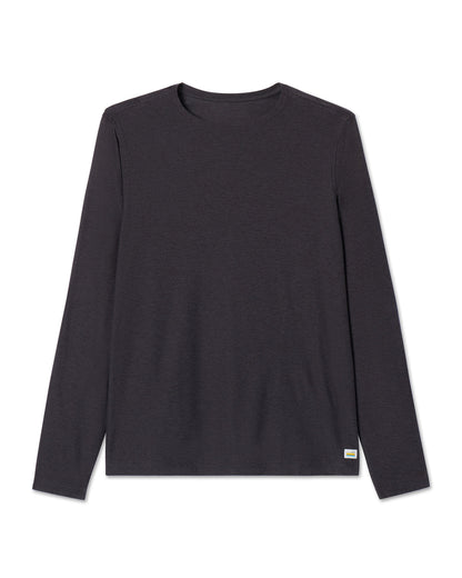 Long-Sleeve Strato Tech Tee Men's Charcoal Shirt | Vuori outlet - US 9739