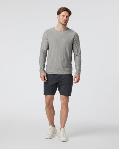 Long-Sleeve Strato Tech Tee Heather Grey Shirt | Vuori onsale - US 9765