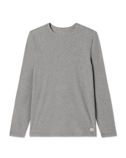 Long-Sleeve Strato Tech Tee Heather Grey Shirt | Vuori onsale - US 9765