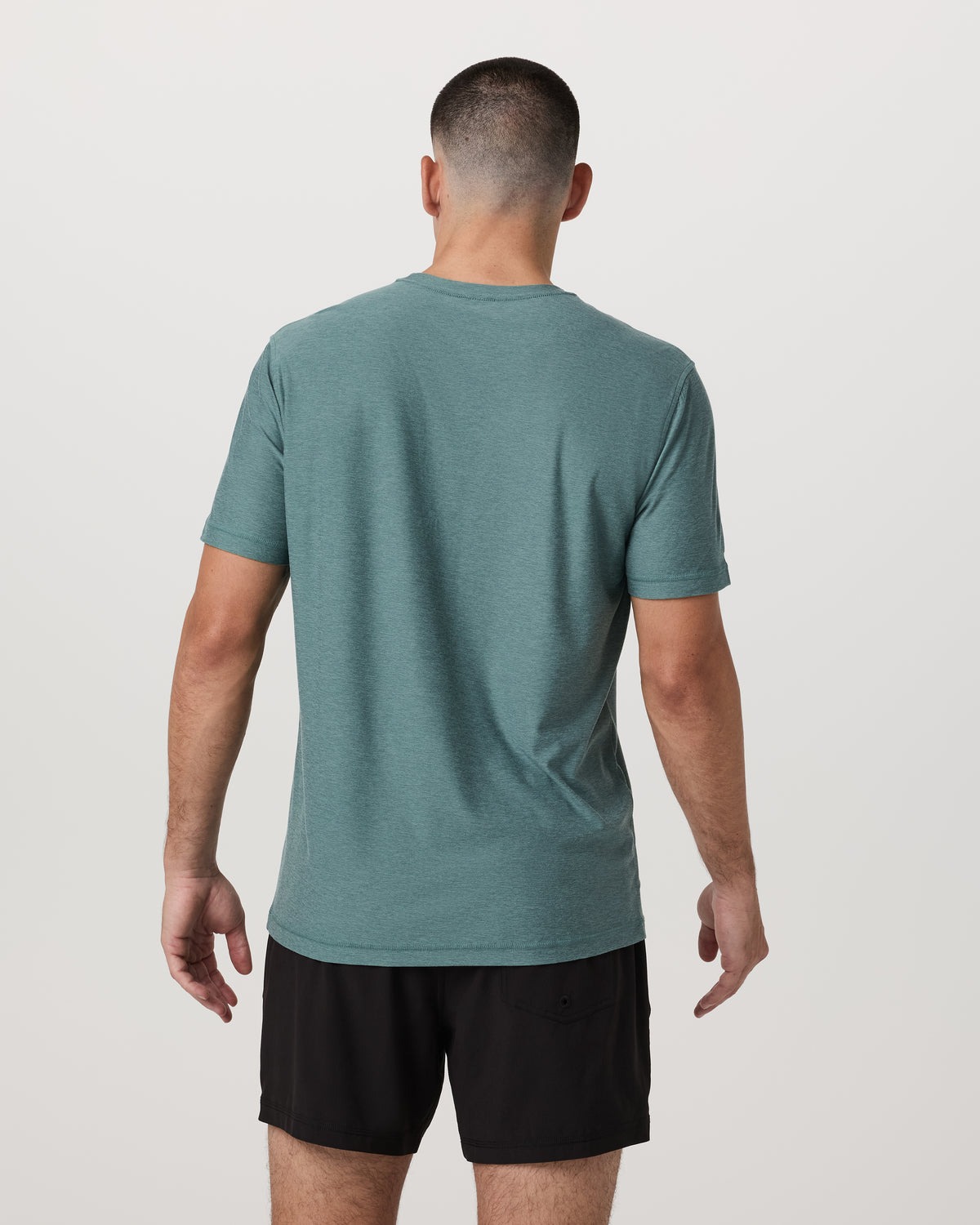 Strato Tech Tee Men's Bluegrass Heather T-Shirt | Vuori discount - US 8884