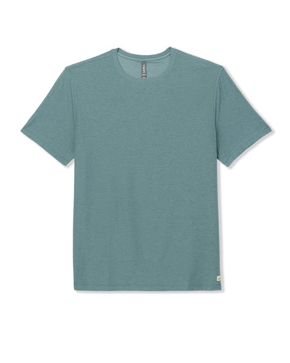 Strato Tech Tee Men's Bluegrass Heather T-Shirt | Vuori discount - US 8884