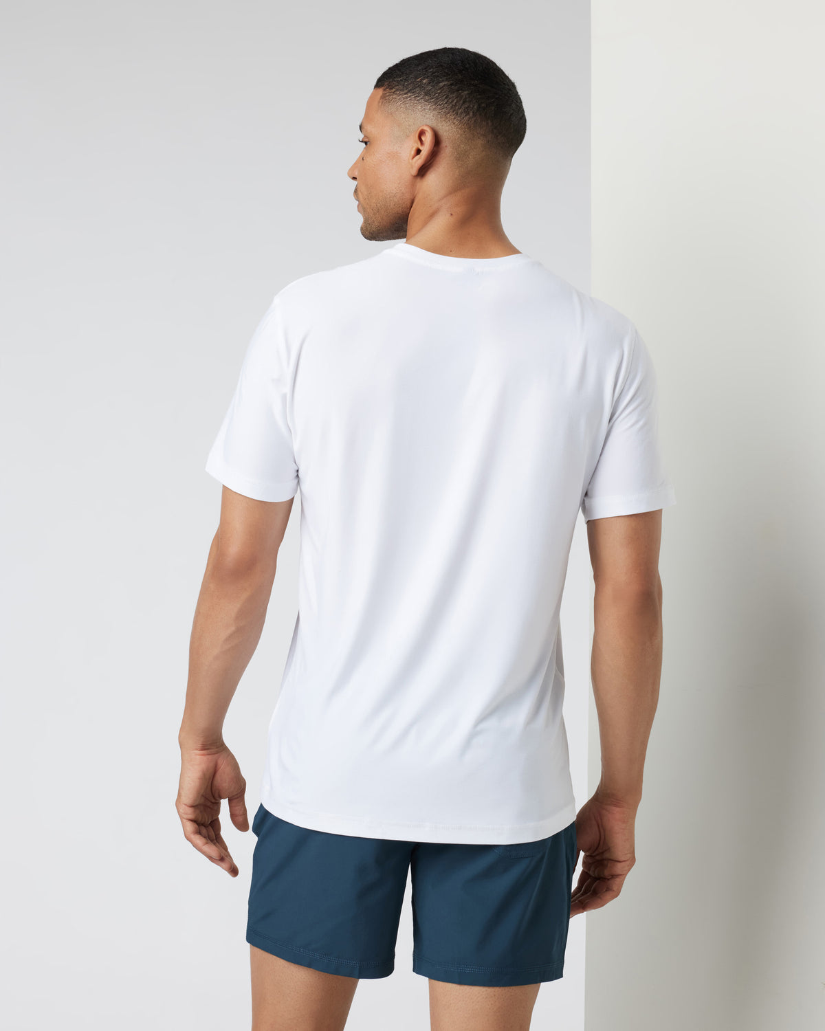 Strato Tech Tee Men's White Tech Shirt | Vuori outlet - US 3862