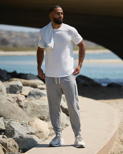 Strato Tech Tee Men's White Tech Shirt | Vuori outlet - US 3862