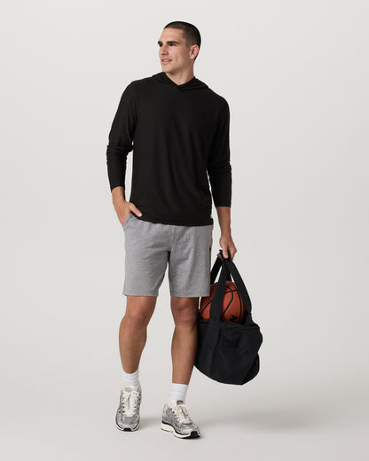 Strato Tech Hoodie Men's Black Long Sleeve Hoodie | Vuori shop - US 2515