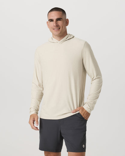 Strato Tech Hoodie Men's Mushroom Heather Hoodie | Vuori onsale - US 7928