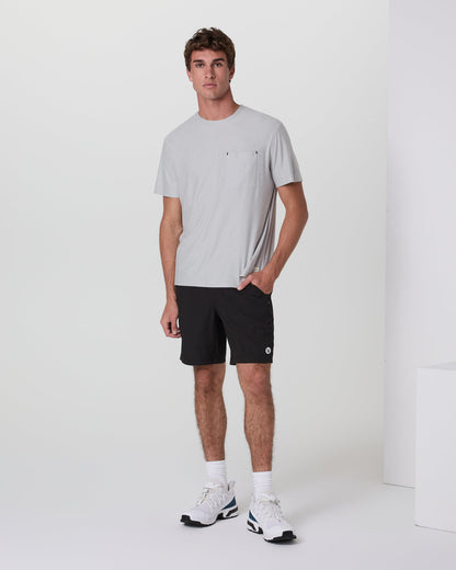 Short Sleeve Strato Pocket Tee - Relaxed Fit Platinum Heather | Vuori for sale - US 9505