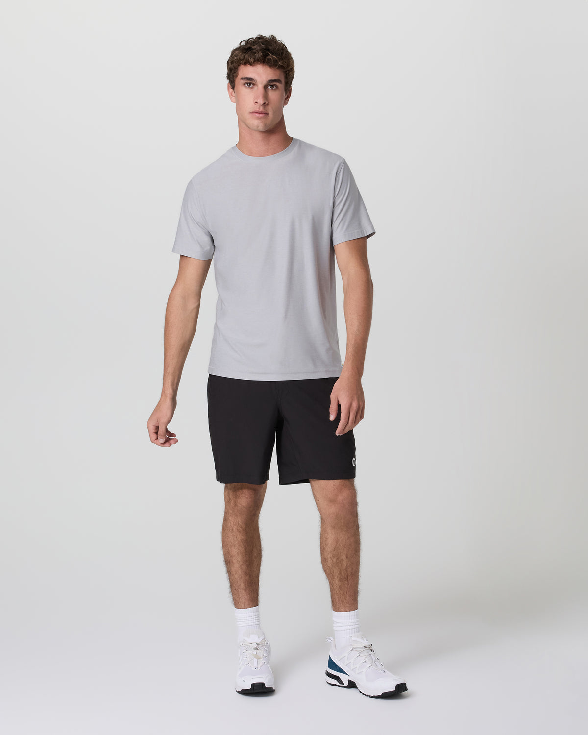 Strato Tech Tee Platinum White Tech Workout Shirt | Vuori online - US 5260