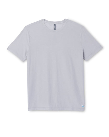 Strato Tech Tee Platinum White Tech Workout Shirt | Vuori online - US 5260