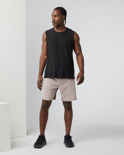 Strato Muscle Tee Men's Black Muscle Shirt | Vuori discount - US 9126