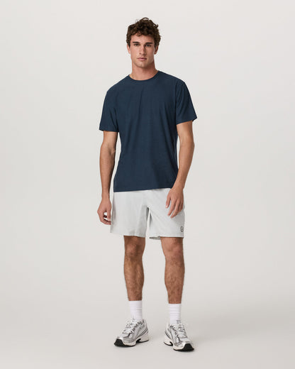 Men's Short Sleeve Strato Tee - Relaxed Fit Navy Heather | Vuori outlet - US 4333